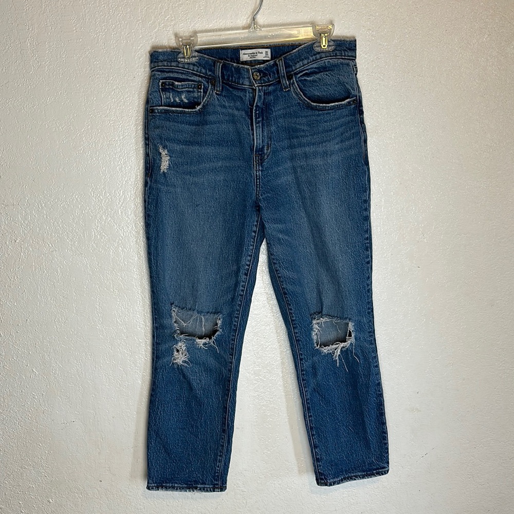 Abercrombie & Fitch The Boyfriend Mid Rise Jean 30/10R